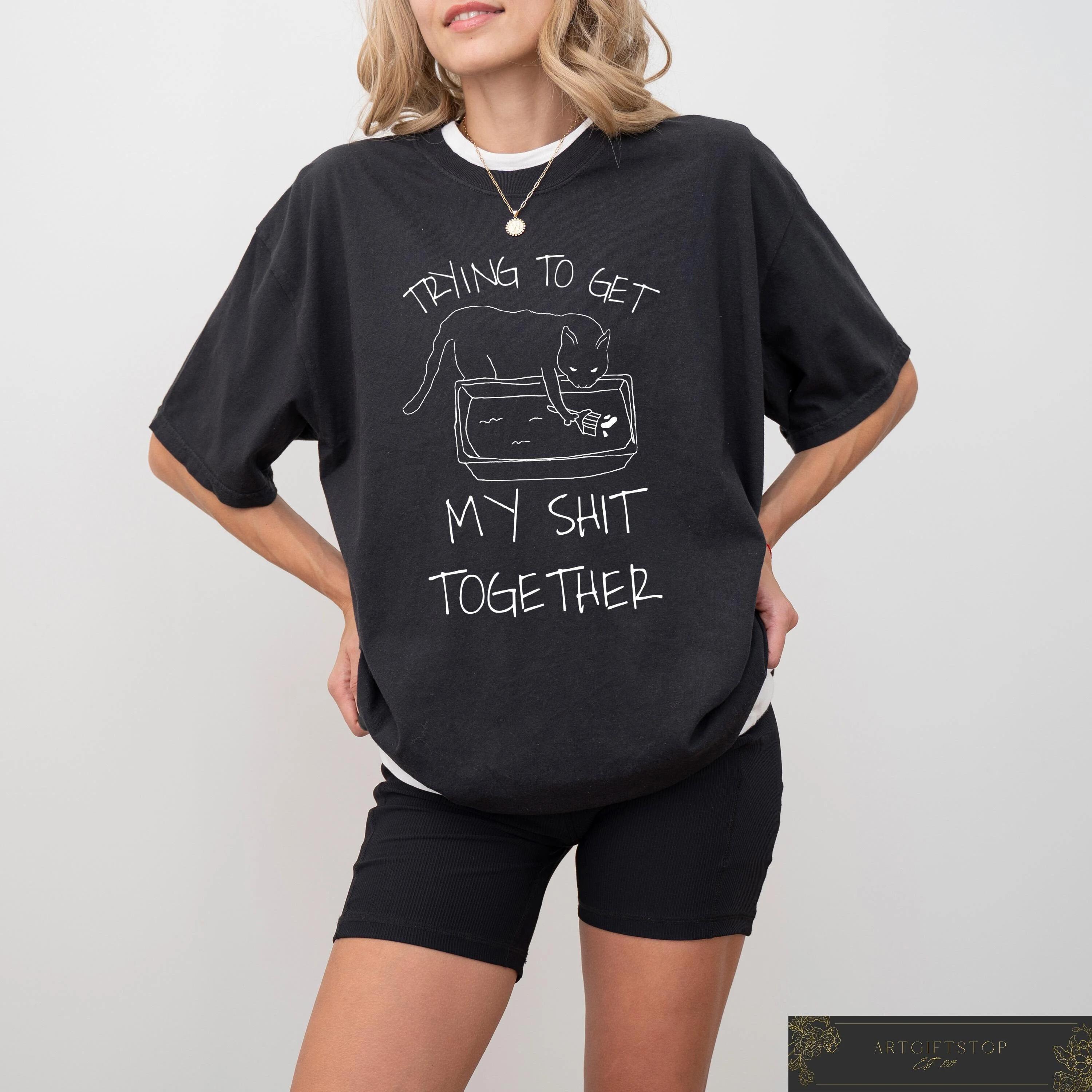 Plus Size Summer Womens Retro Trying To Get My Shit Together TShirt Cotton Breathable Stylish Versatile Street Style Oversized XL
Plus Size Summer Womens Retro Trying To Get My Shit Together TShirt Cotton Breathable Stylish Versatile Street Style Oversized XL