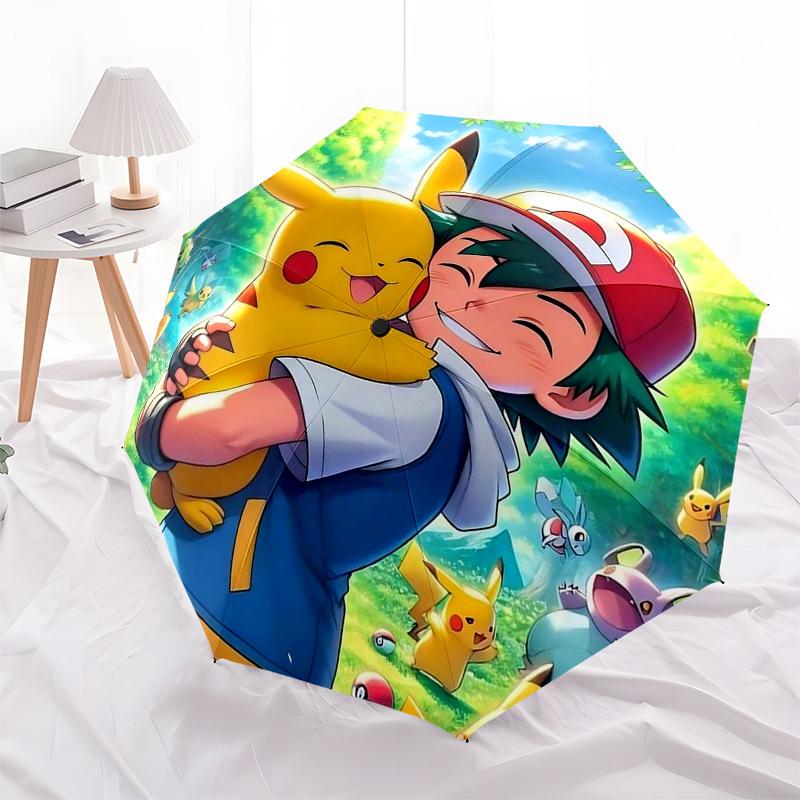 1pc Pokémon Pikachu & Trainer Umbrella - Automatic Opening/Closing, Portable 3-Fold Design, 8-Rib Iron Frame, Outdoor Umbrella, Perfect Gift for Fans,
1pc Pokémon Pikachu & Trainer Umbrella - Automatic Opening/Closing, Portable 3-Fold Design, 8-Rib Iron Frame, Outdoor Umbrella, Perfect Gift for Fans,