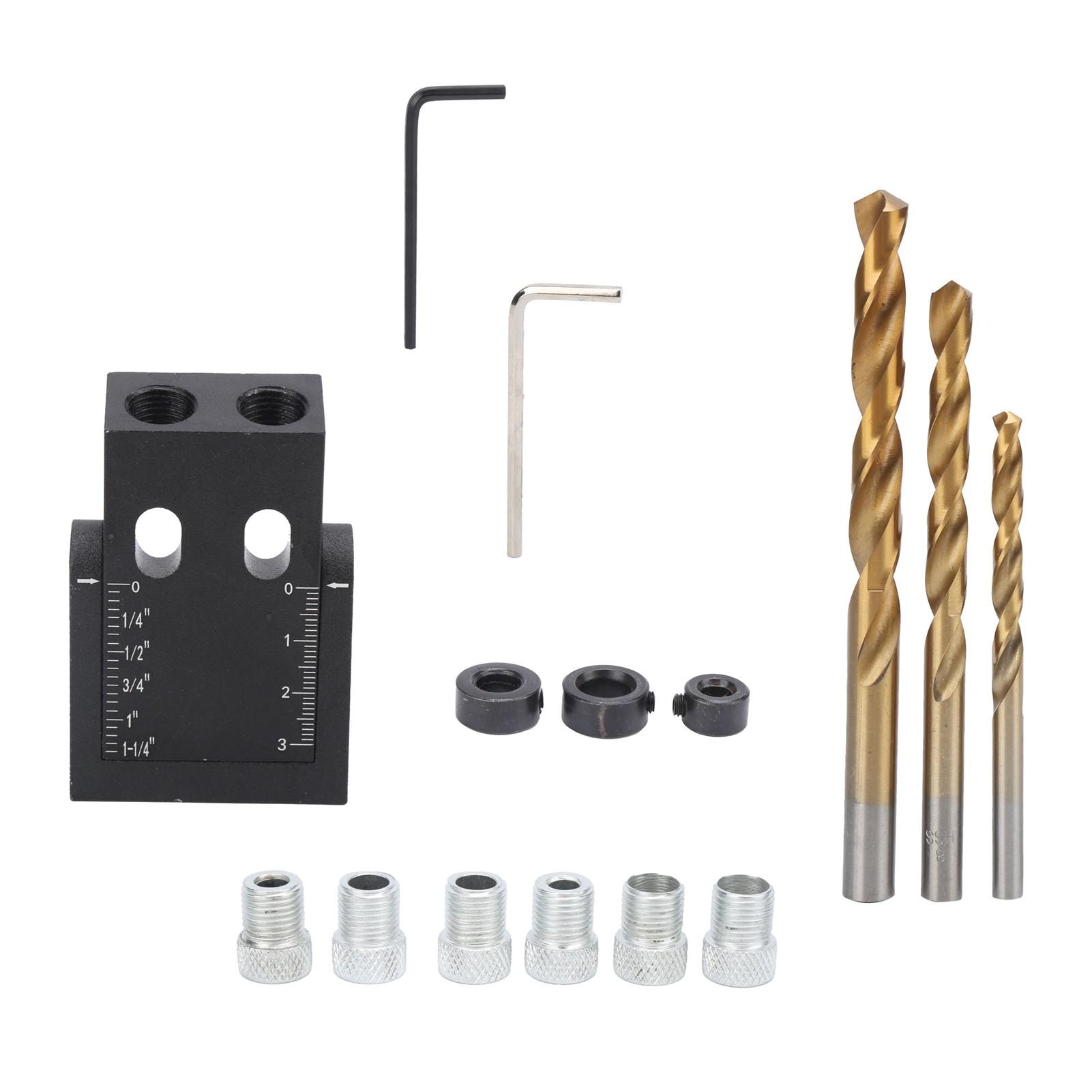 15Pcs Inclined Hole Locator Positioner 15 Degree Positioning Tool Kit for Woodworking Punching
15Pcs Inclined Hole Locator Positioner 15 Degree Positioning Tool Kit for Woodworking Punching