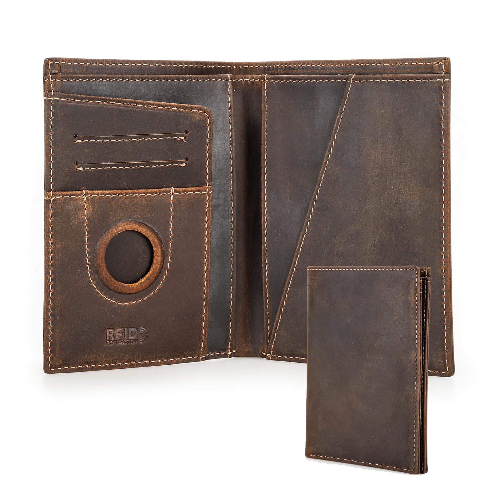 series Crazy Horse Leather Cowhide Passport Case RFID Cut Card Case and Certificate Case Compact Wallet Contact s Multi-functional Men s кавовий
series Crazy Horse Leather Cowhide Passport Case RFID Cut Card Case and Certificate Case Compact Wallet Contact s Multi-functional Men s кавовий