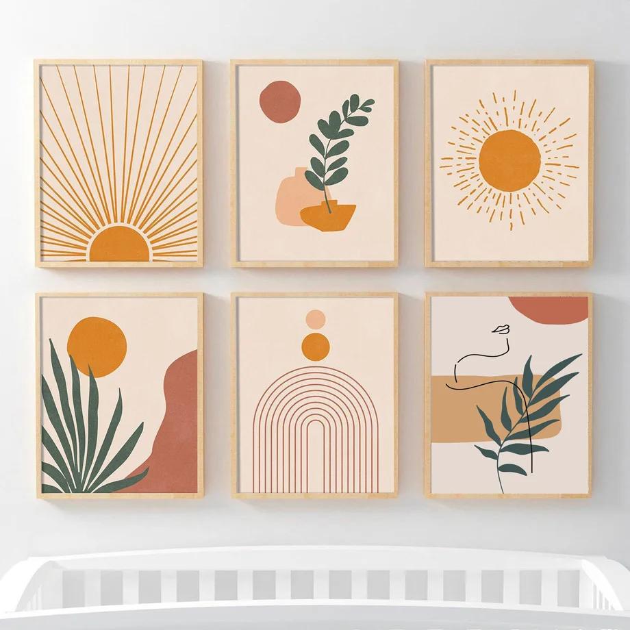 Vintage Abstract Botanical Sun Moon Girl Lines Boho Posters and Prints Wall Art Pictures for Living Room Decor Canvas Painting 21cm×30cm NoFrame
Vintage Abstract Botanical Sun Moon Girl Lines Boho Posters and Prints Wall Art Pictures for Living Room Decor Canvas Painting 21cm×30cm NoFrame
