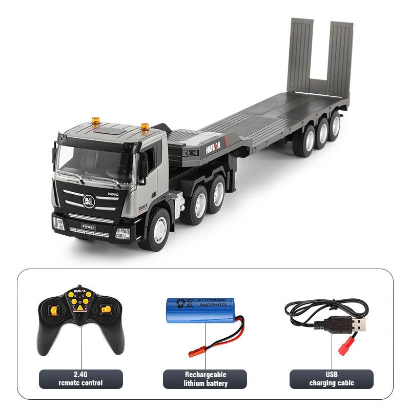 Huina 1318 Rc Truck Alloy 9Ch 1/24 83Cm Large Flatbed Trailer Remote Control Transport Truck Model Electric Toys for Boy Gift
Huina 1318 Rc Truck Alloy 9Ch 1/24 83Cm Large Flatbed Trailer Remote Control Transport Truck Model Electric Toys for Boy Gift
