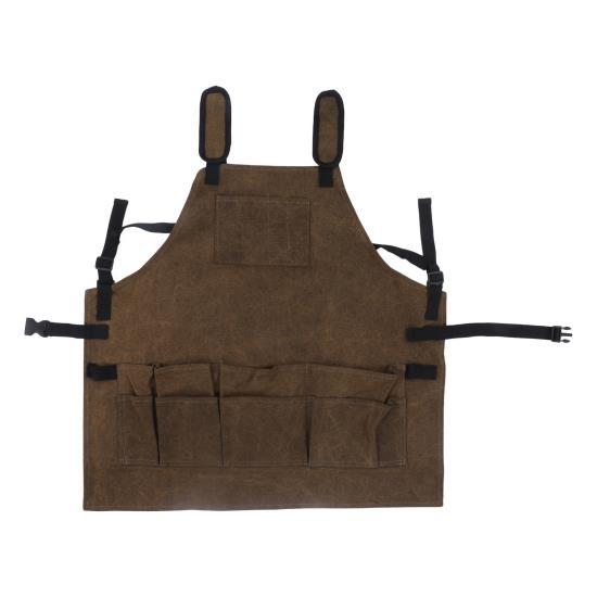 Woodworking Shop Apron Large Capacity Pocket Adjustment Shoulder Straps Waxed Apron for Carpentry Electrician
Woodworking Shop Apron Large Capacity Pocket Adjustment Shoulder Straps Waxed Apron for Carpentry Electrician