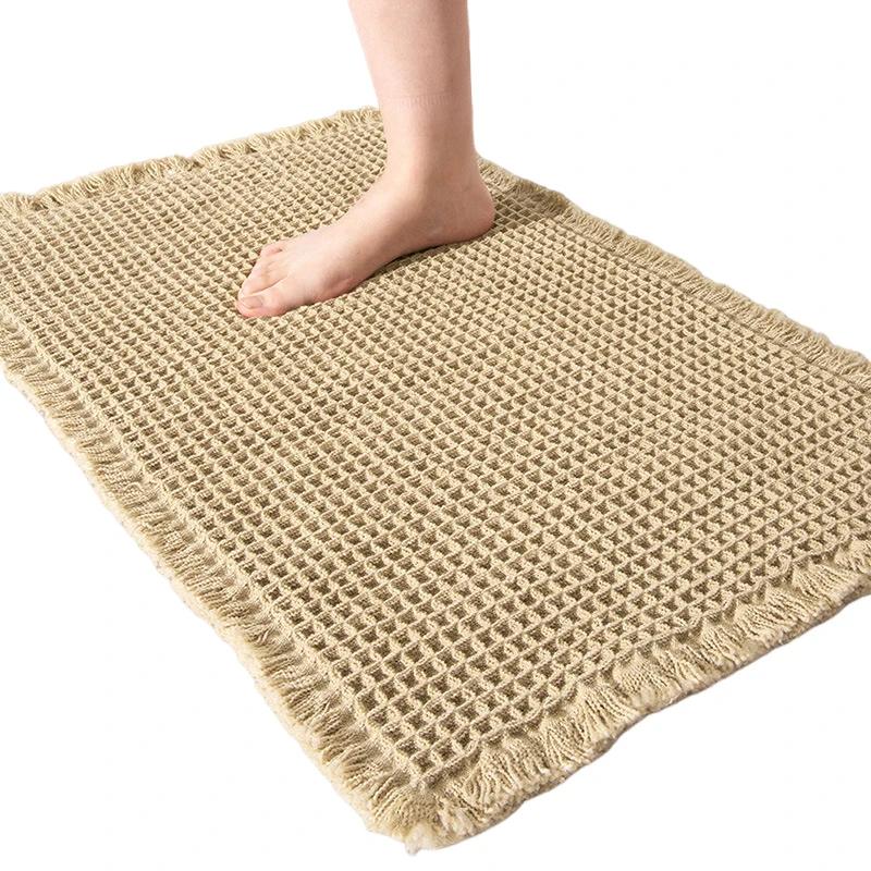 Waffle Bath Mat Super Absorbent Non-Slip Bath Mats for Bathroom Floor Machine Washable Bathroom Rugs with Tassels Soft (Dark Khaki,43x61cm) темные хаки
Waffle Bath Mat Super Absorbent Non-Slip Bath Mats for Bathroom Floor Machine Washable Bathroom Rugs with Tassels Soft (Dark Khaki,43x61cm) темные хаки