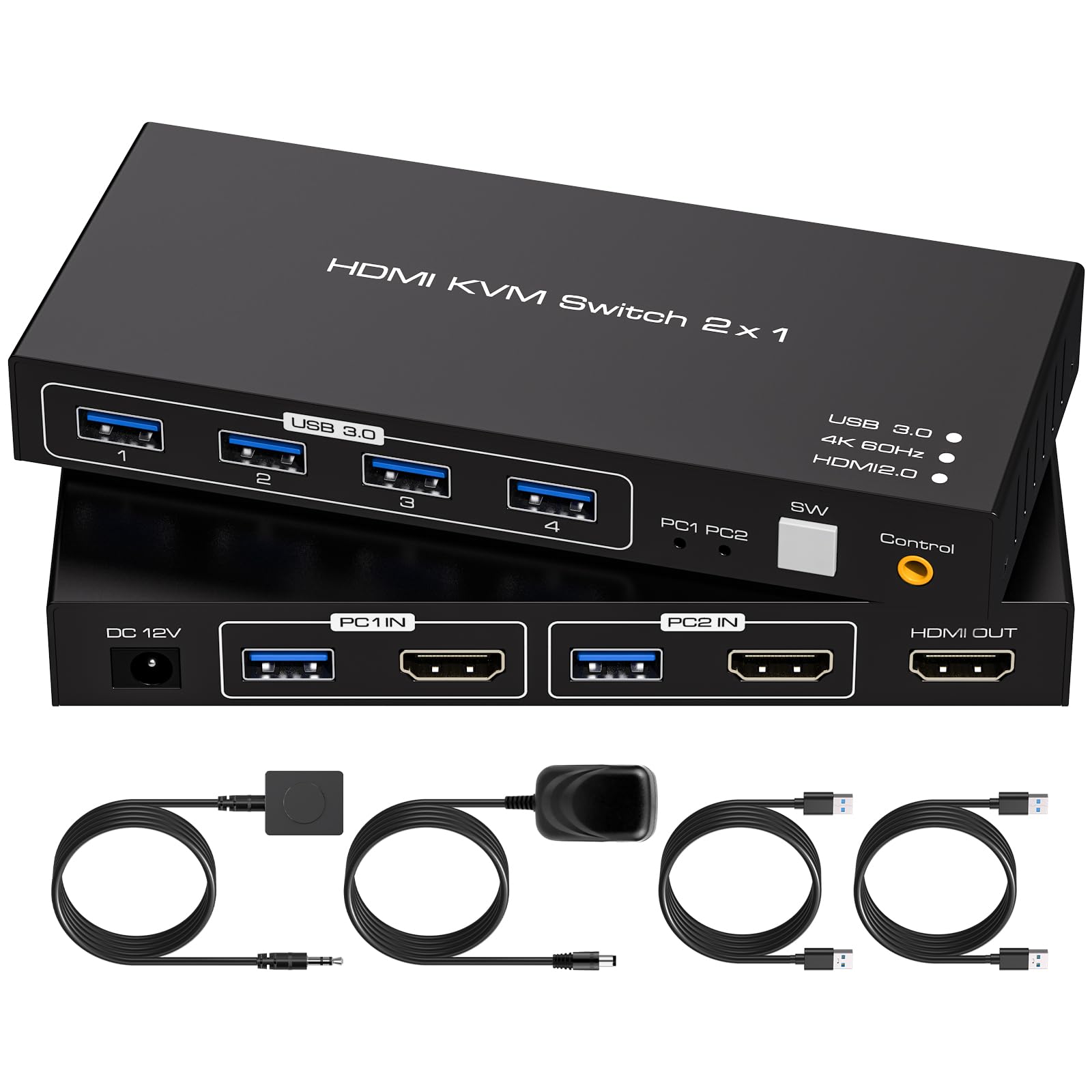 HDMI KVM-переключатель SW200 Euscmaic 4K 60 Гц HDMI 2 входа 1 выход 2PC Общий USB-концентратор 4 выхода Переключатель селектор Ручной переключатель HDTV Проектор Монитор
HDMI KVM-переключатель SW200 Euscmaic 4K 60 Гц HDMI 2 входа 1 выход 2PC Общий USB-концентратор 4 выхода Переключатель селектор Ручной переключатель HDTV Проектор Монитор