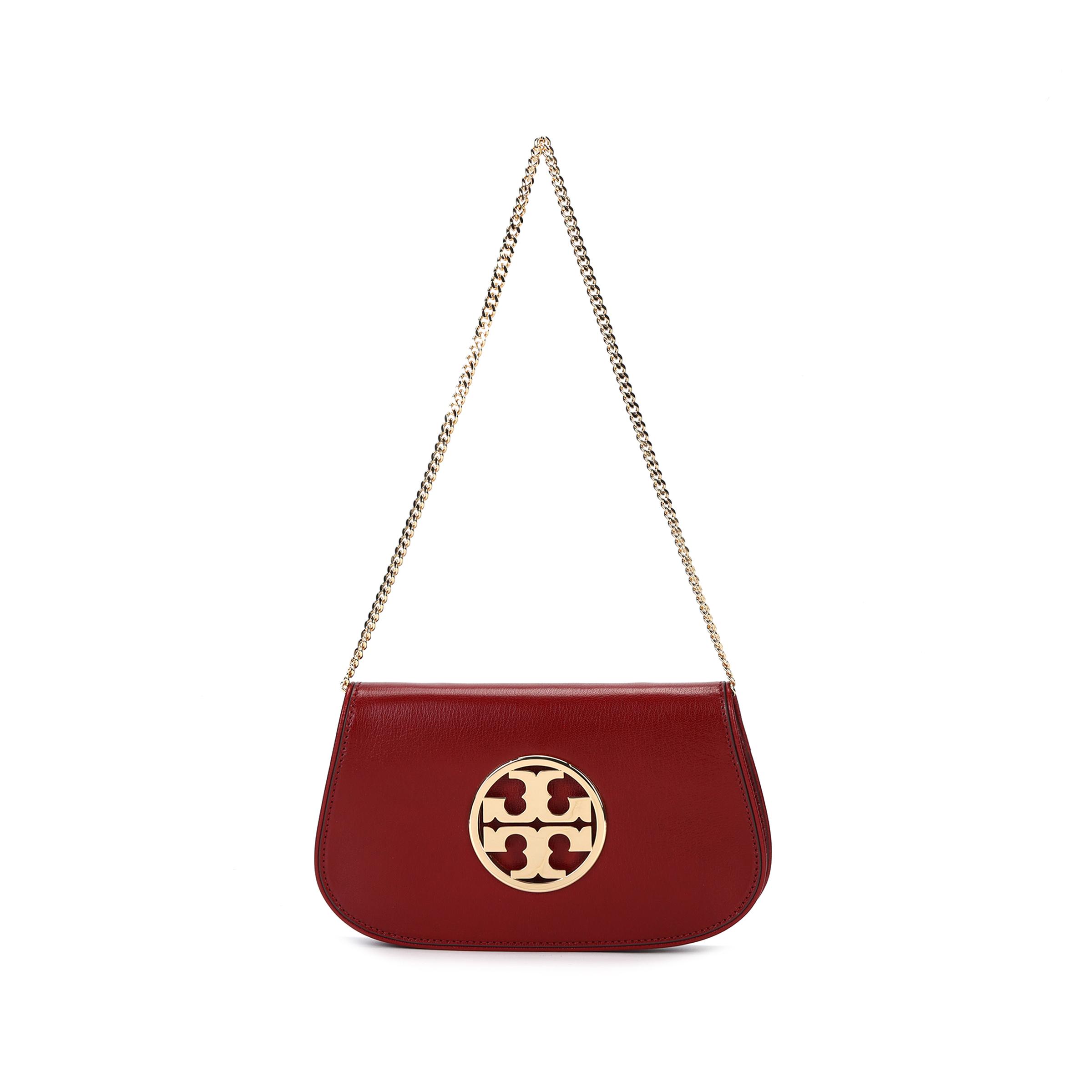 Tory Burch Reva Double T Logo Flap Removable Metal Shoulder Strap Leather Crossbody Clutch Women bags Burgundy 152250-600 Basic Set (Bag+Dust Bag)
Tory Burch Reva Double T Logo Flap Removable Metal Shoulder Strap Leather Crossbody Clutch Women bags Burgundy 152250-600 Basic Set (Bag+Dust Bag)