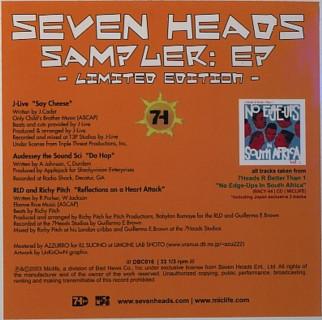 12inch Record VARIOUS - Seven Heads - Sampler: EP DBC016 Miclife 2003 Japan Rap & Hip-Hop/R&B Used
12inch Record VARIOUS - Seven Heads - Sampler: EP DBC016 Miclife 2003 Japan Rap & Hip-Hop/R&B Used