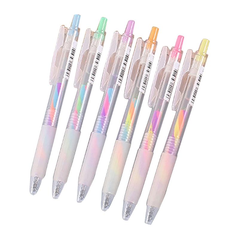 6PCS Retractable Gel Ink Pen Gradient Color Glitter Gel Ink Pen for Card Making Coloring Journaling DIY Diary Planner
6PCS Retractable Gel Ink Pen Gradient Color Glitter Gel Ink Pen for Card Making Coloring Journaling DIY Diary Planner