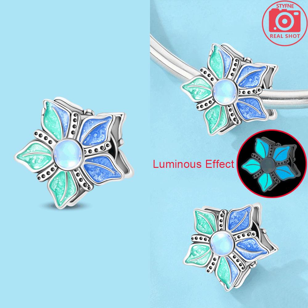 Charms 925 Silver Shiny Zircon Blue Green Underwater Flower Beads Fit DIY Bracelet Necklace Women Fine Jewelry Gifts
Charms 925 Silver Shiny Zircon Blue Green Underwater Flower Beads Fit DIY Bracelet Necklace Women Fine Jewelry Gifts