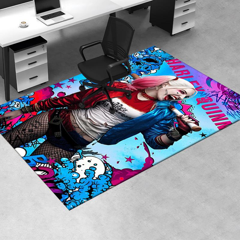 Harley Quinn Cosplay Costume - Red and Blue Jacket with White Shirt Office Mat Home Decor Office Desk Chair Rugs Chair Carpet for office Cha 60cm by 90cm
Harley Quinn Cosplay Costume - Red and Blue Jacket with White Shirt Office Mat Home Decor Office Desk Chair Rugs Chair Carpet for office Cha 60cm by 90cm