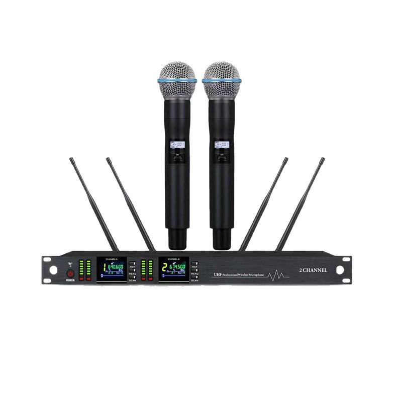 Professional Wireless Microphone: One-Drag-Two for Home Singing & Outdoor Events See Description
Professional Wireless Microphone: One-Drag-Two for Home Singing & Outdoor Events See Description