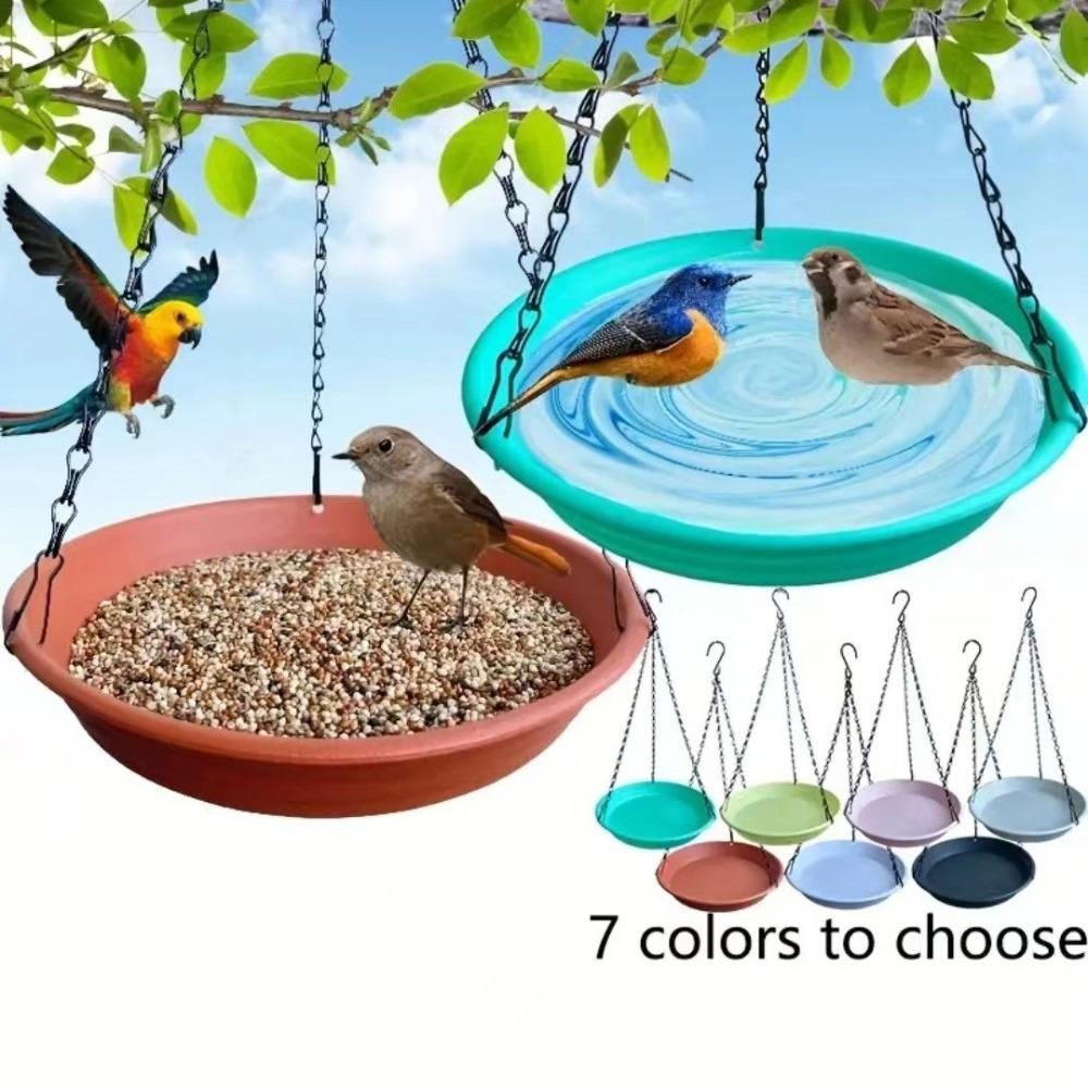 Birdbath Bowl Bird Bath Tray with Hanging Chain Bird Feeder Plate Outdoor Garden Yard Farm Decor зелений
Birdbath Bowl Bird Bath Tray with Hanging Chain Bird Feeder Plate Outdoor Garden Yard Farm Decor зелений