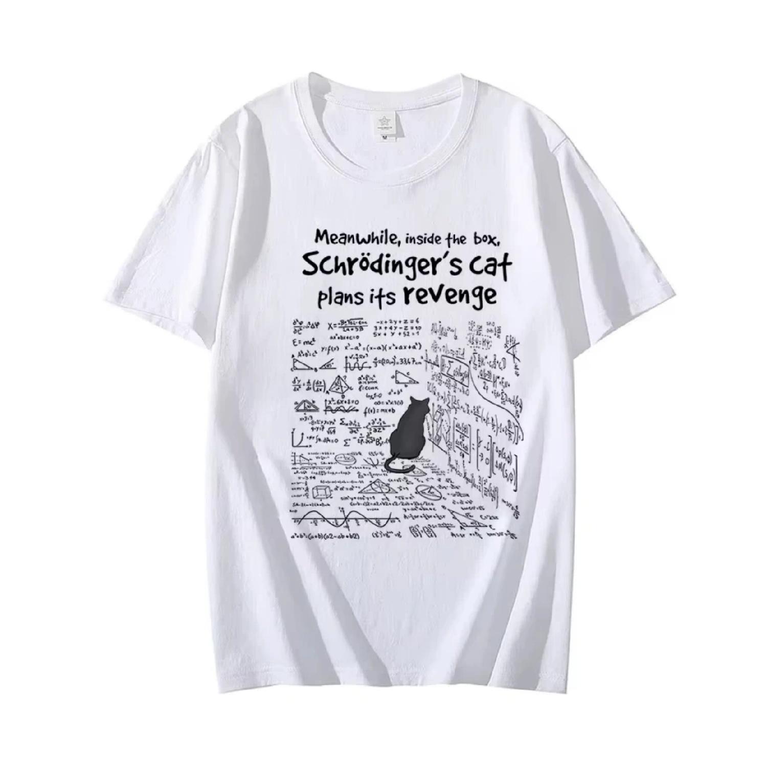 Cat s Revenge Men T-shirts Funny Math Formula Tshirt Male Female Clothes Short Sleeve Tops Fashion Cartoon Anime Graphic T Shirt S чёрный
Cat s Revenge Men T-shirts Funny Math Formula Tshirt Male Female Clothes Short Sleeve Tops Fashion Cartoon Anime Graphic T Shirt S чёрный