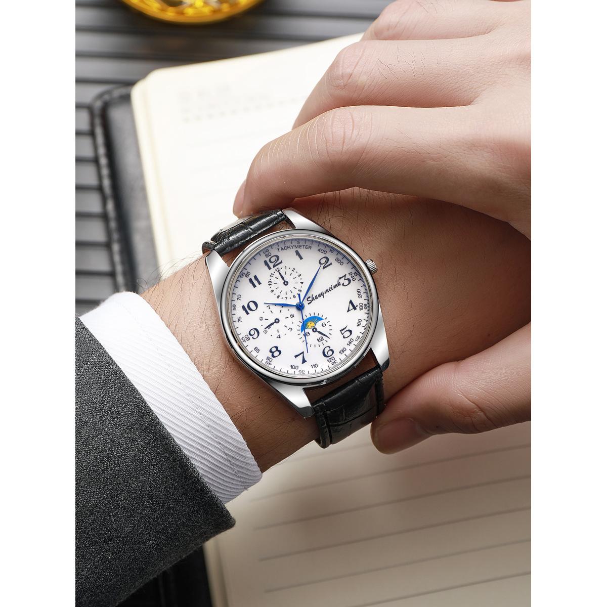 IWC Style Мужские кварцевые часы Женевский дизайн Мужские наручные часы из нержавеющей стали с кожаным ремешком Часы высокого качества
IWC Style Мужские кварцевые часы Женевский дизайн Мужские наручные часы из нержавеющей стали с кожаным ремешком Часы высокого качества