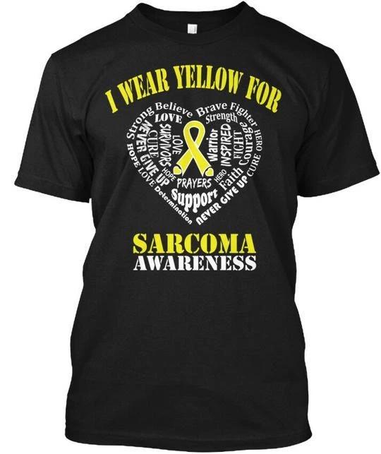 Wear Yellow For Sarcoma Awareness Tee T shirt Made in the USA Size S to 5XL XL
Wear Yellow For Sarcoma Awareness Tee T shirt Made in the USA Size S to 5XL XL