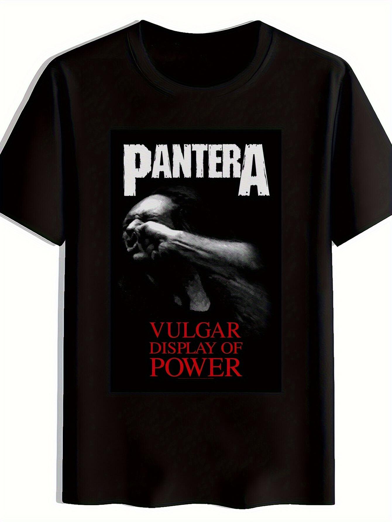 Vintage Rock Band Graphic T-shirt - Black Pantera Crude Power Display Design L
Vintage Rock Band Graphic T-shirt - Black Pantera Crude Power Display Design L