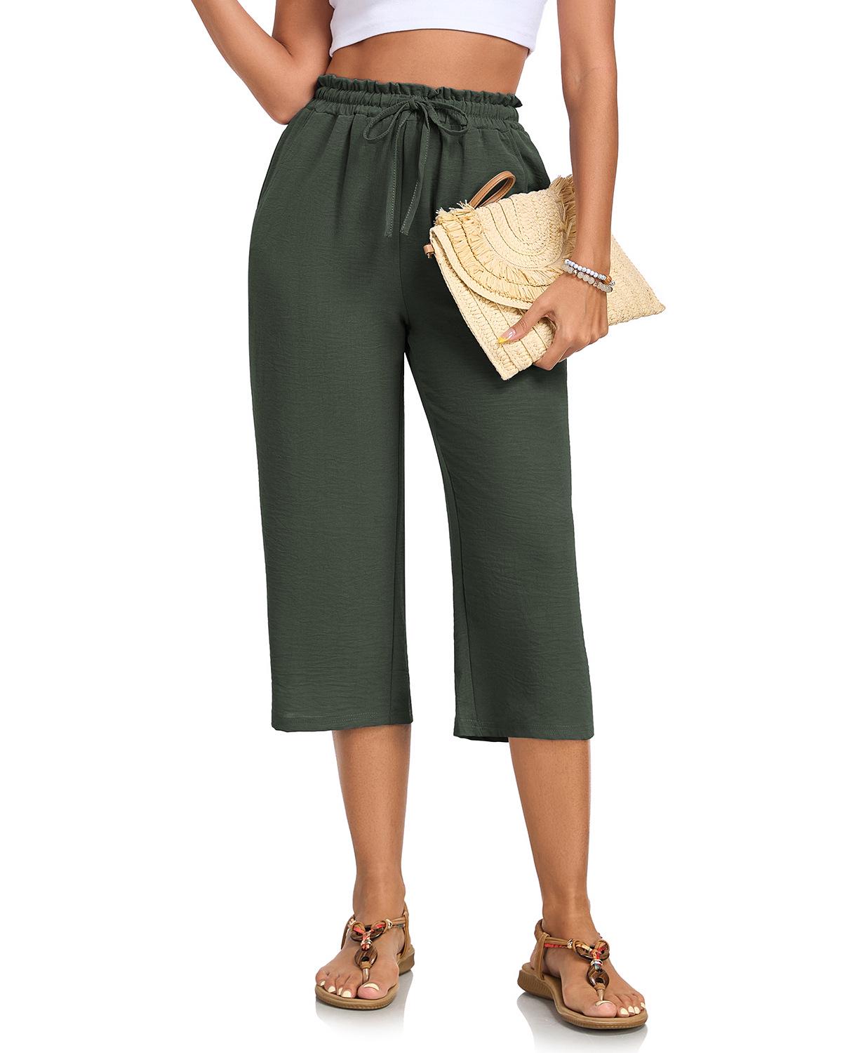 2026 Women s Solid Color Cropped Straight-Leg Casual Pants for Spring/Summer L армия зеленый
2026 Women s Solid Color Cropped Straight-Leg Casual Pants for Spring/Summer L армия зеленый