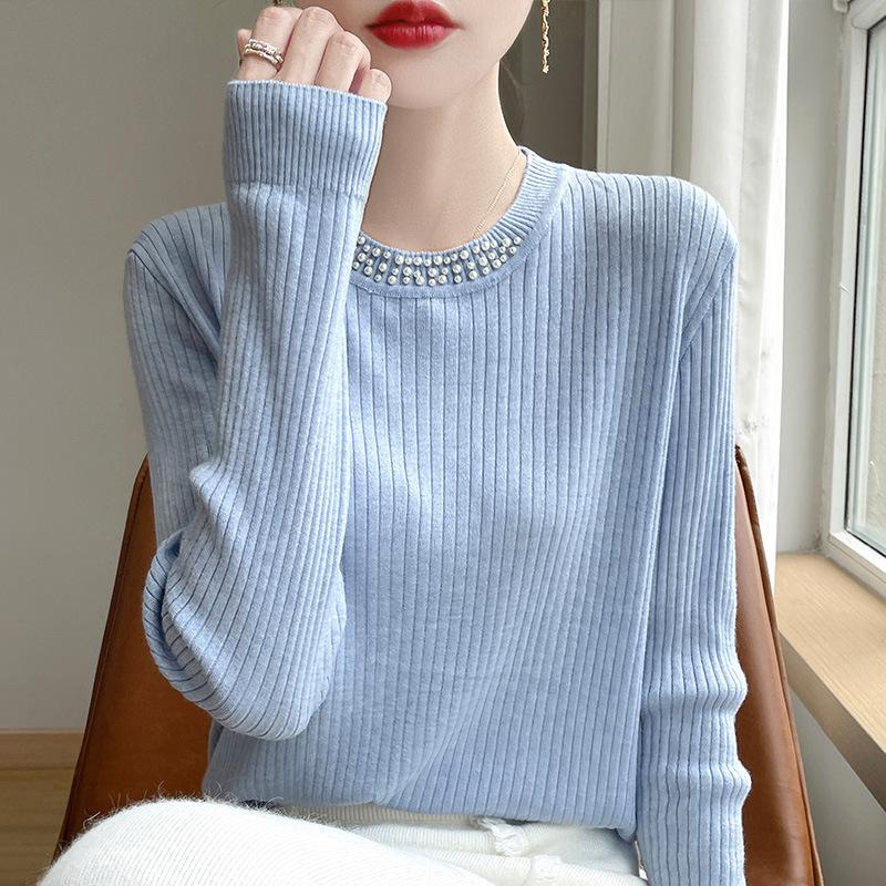 Women s Chinese Style Knitted Pullover - Diamond Inlaid, Round Neck, Slimming Ribbed, Chic Top for Spring & Autumn L for 105-120 jin
Women s Chinese Style Knitted Pullover - Diamond Inlaid, Round Neck, Slimming Ribbed, Chic Top for Spring & Autumn L for 105-120 jin