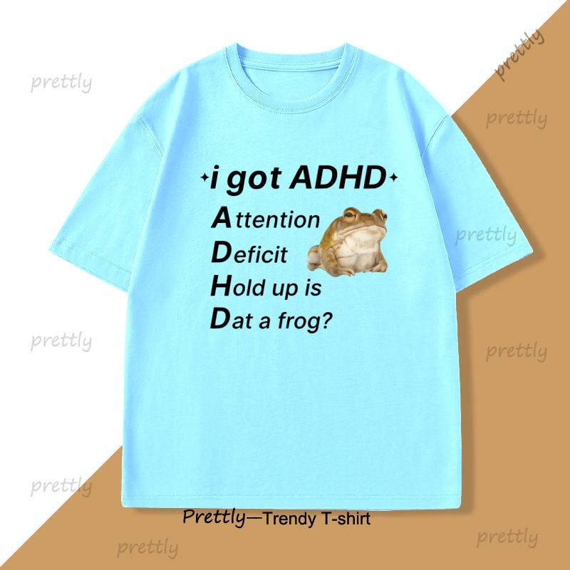 ADHD Frog TShirt Funny Autism T Shirt Cotton Short Sleeve Funny TShirts Round Neck Tees Soft Printed Tops Streetwear Clothes 4XL
ADHD Frog TShirt Funny Autism T Shirt Cotton Short Sleeve Funny TShirts Round Neck Tees Soft Printed Tops Streetwear Clothes 4XL