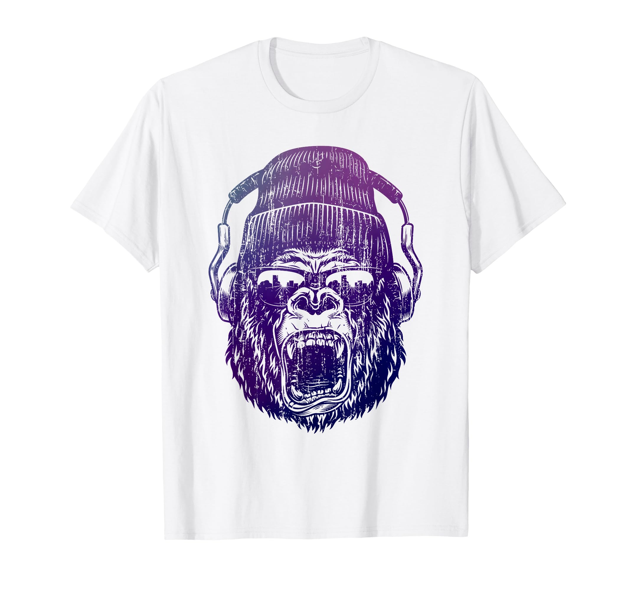 Monkey Chimp With Sunglasses And Headphones Funny T-Shirt
Monkey Chimp With Sunglasses And Headphones Funny T-Shirt