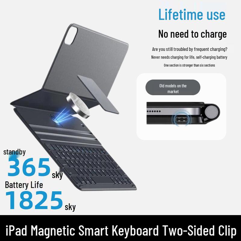 Magnetic Suspension Magic Keyboard for iPad Air 6 with Touch Keys iPad Air 11 (2024) M2 / Air 11 (2025) M3
Magnetic Suspension Magic Keyboard for iPad Air 6 with Touch Keys iPad Air 11 (2024) M2 / Air 11 (2025) M3