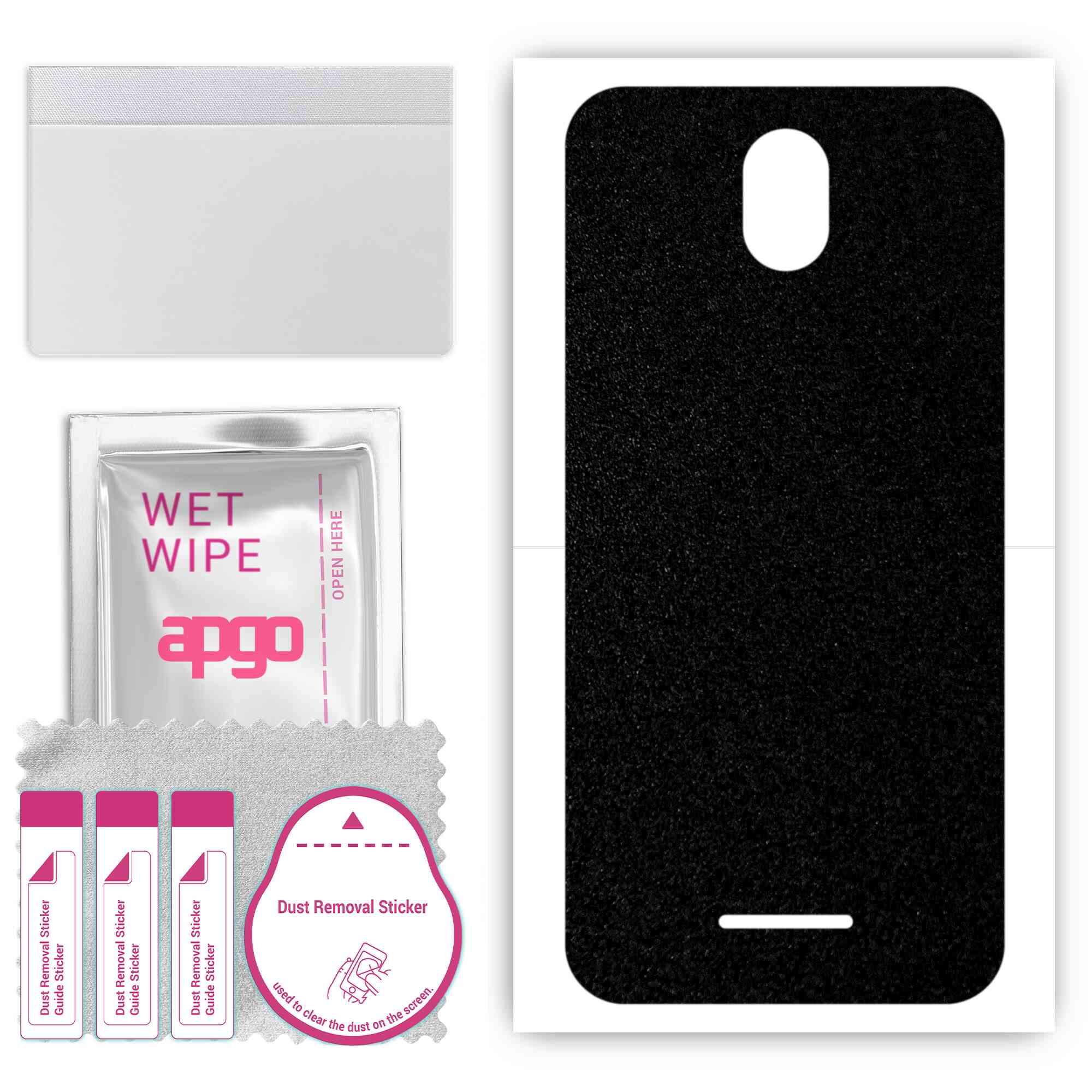 Apgo Protective Skin Sticker для задньої панелі, сумісної з TP-Link Neffos C5s, Wrap Film, Foil, Vinyl - Pattern Matte Black
Apgo Protective Skin Sticker для задньої панелі, сумісної з TP-Link Neffos C5s, Wrap Film, Foil, Vinyl - Pattern Matte Black