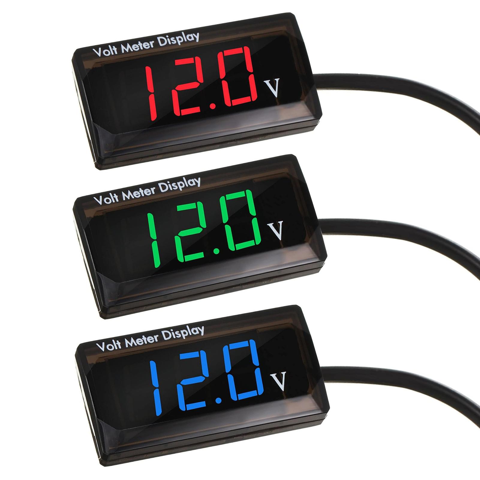 DC 4-28V Car Digital Voltmeter 12V Voltage Meter Car Audio Gauge LED Display 12V Meter Waterproof Voltage Gauge Meter for Car M червоний
DC 4-28V Car Digital Voltmeter 12V Voltage Meter Car Audio Gauge LED Display 12V Meter Waterproof Voltage Gauge Meter for Car M червоний