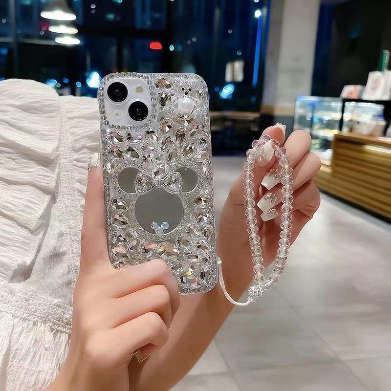 Applicable Apple 17Promax Luxury Rhinestone Mickey Mouse Mirror Mobile Phone Case Iphone15 Bear 14 Hand Chain iPhone 7/8/SE 2020
Applicable Apple 17Promax Luxury Rhinestone Mickey Mouse Mirror Mobile Phone Case Iphone15 Bear 14 Hand Chain iPhone 7/8/SE 2020