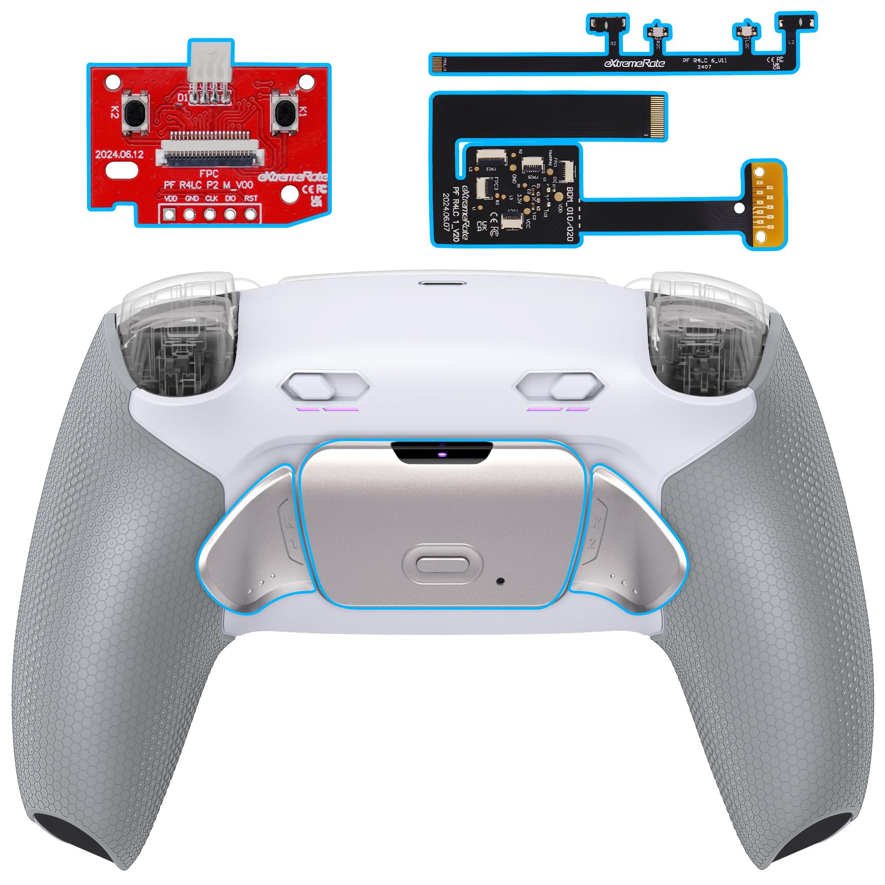 eXtremeRate RISE Plus MAX RMB Back Paddle Kit Compatible with PS5 Controller with Clicky Trigger Stop Rubber Remappable Real Metal Back Paddle Kit for
eXtremeRate RISE Plus MAX RMB Back Paddle Kit Compatible with PS5 Controller with Clicky Trigger Stop Rubber Remappable Real Metal Back Paddle Kit for
