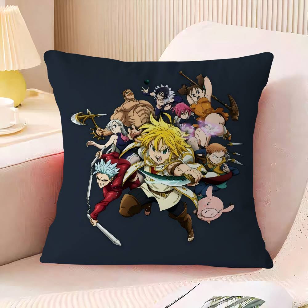 THE Seven Deadly Sins Cushion Cover Pattern Soft Plush Pillow Case For Home Living Room Sofa Deco 16x16Inch
THE Seven Deadly Sins Cushion Cover Pattern Soft Plush Pillow Case For Home Living Room Sofa Deco 16x16Inch
