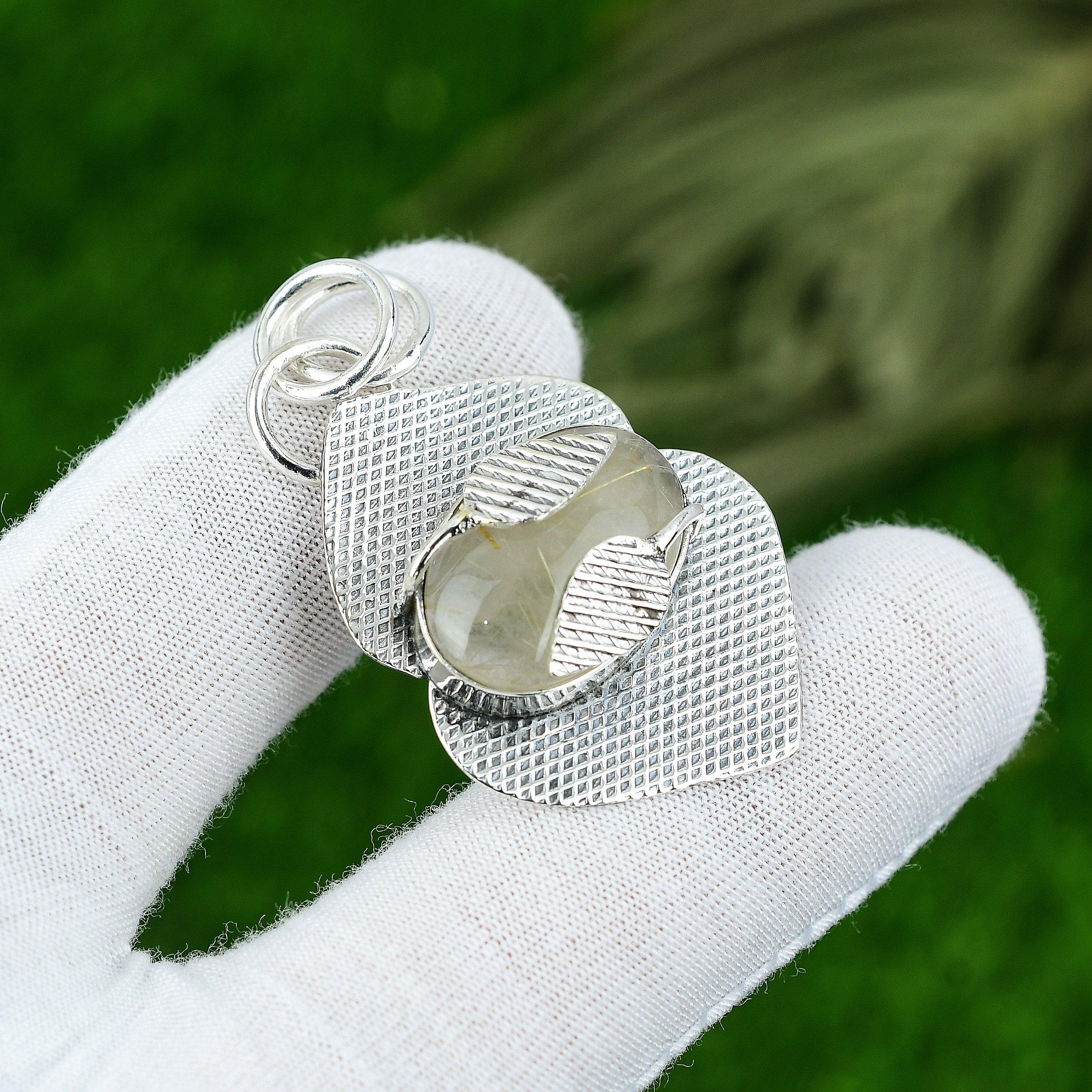 Подарок для женщин Подвеска Серебро 925 пробы Натуральный Золотистый Рутил Драгоценный камень
Подарок для женщин Подвеска Серебро 925 пробы Натуральный Золотистый Рутил Драгоценный камень