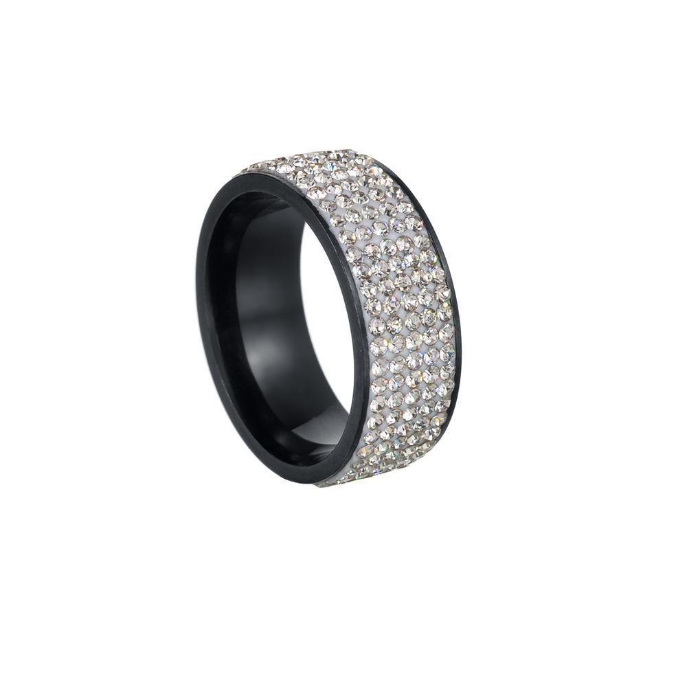 Luxury Silvery Zircon Stainless Steel Ring 5 Rows for Men And Women Romantic Engagement Wedding Party Gift 13
Luxury Silvery Zircon Stainless Steel Ring 5 Rows for Men And Women Romantic Engagement Wedding Party Gift 13