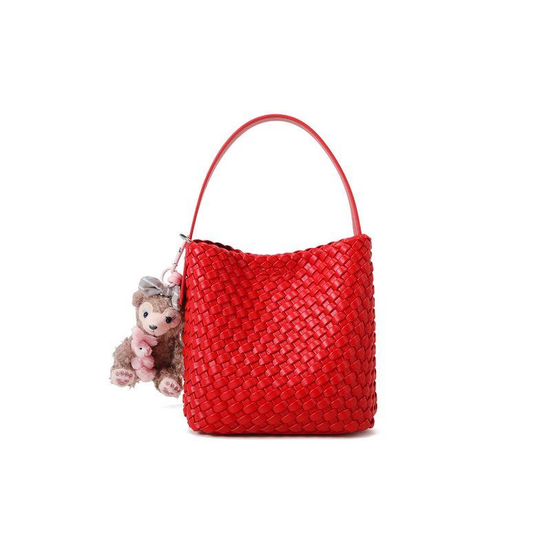 Red Bag Women Niche Design Woven Portable Bucket Bag Light Luxury Western Style Bridal Wedding Bag All-Match Messenger Bag
Red Bag Women Niche Design Woven Portable Bucket Bag Light Luxury Western Style Bridal Wedding Bag All-Match Messenger Bag