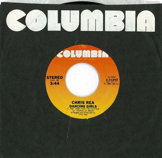 7inch Record CHRIS REA - Dancing Girls / If You Really Love 111243 Columbia 1980 US Rock Used
7inch Record CHRIS REA - Dancing Girls / If You Really Love 111243 Columbia 1980 US Rock Used