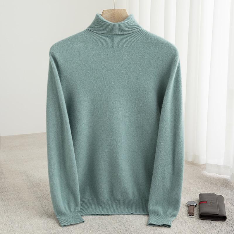 Men s High Neck Wool Sweater - Autumn/Winter Long Sleeve Thick Knit Base Layer Large
Men s High Neck Wool Sweater - Autumn/Winter Long Sleeve Thick Knit Base Layer Large