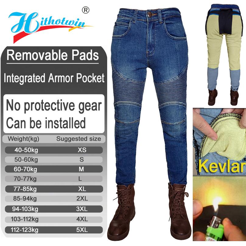 Women Kevlar Motorcycle Jeans women Protective Riding Pants Motorbike Trousers Touring Gear Black Moto Anti fall jeans XS
Women Kevlar Motorcycle Jeans women Protective Riding Pants Motorbike Trousers Touring Gear Black Moto Anti fall jeans XS