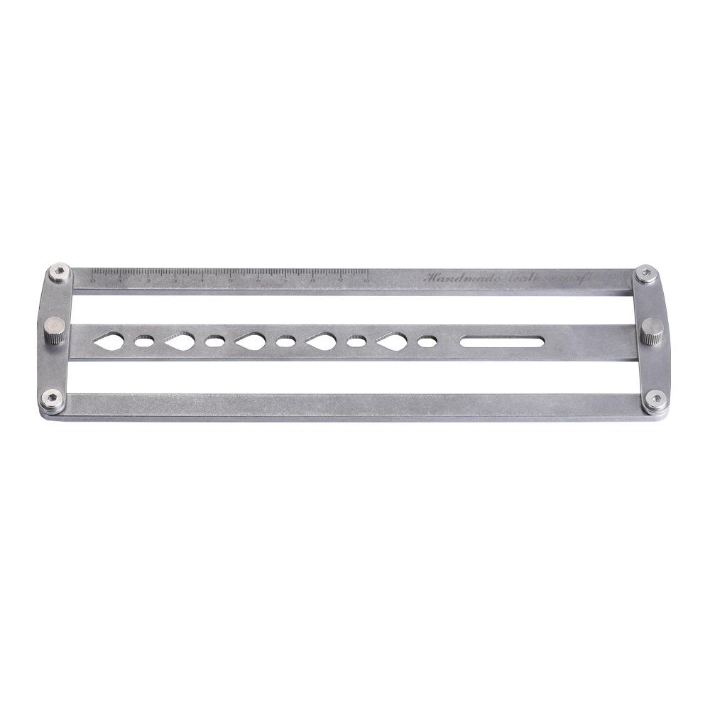 Belt Auxiliary Positioning Punching Ruler Adjustable Punch Hole Spacing Template Tool Professional Handmade Leather DIY Tools світло-сірого кольору
Belt Auxiliary Positioning Punching Ruler Adjustable Punch Hole Spacing Template Tool Professional Handmade Leather DIY Tools світло-сірого кольору