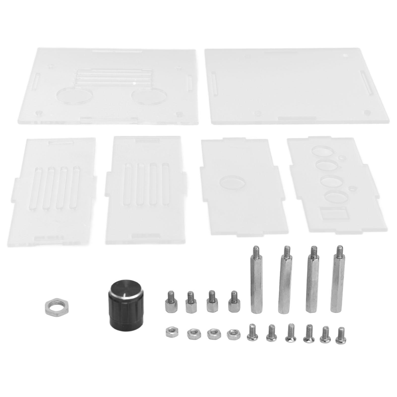 6J1 Tube Shell Acrylic Case Preamplifier Board Protective Housing Kits with Fastening Screws
6J1 Tube Shell Acrylic Case Preamplifier Board Protective Housing Kits with Fastening Screws