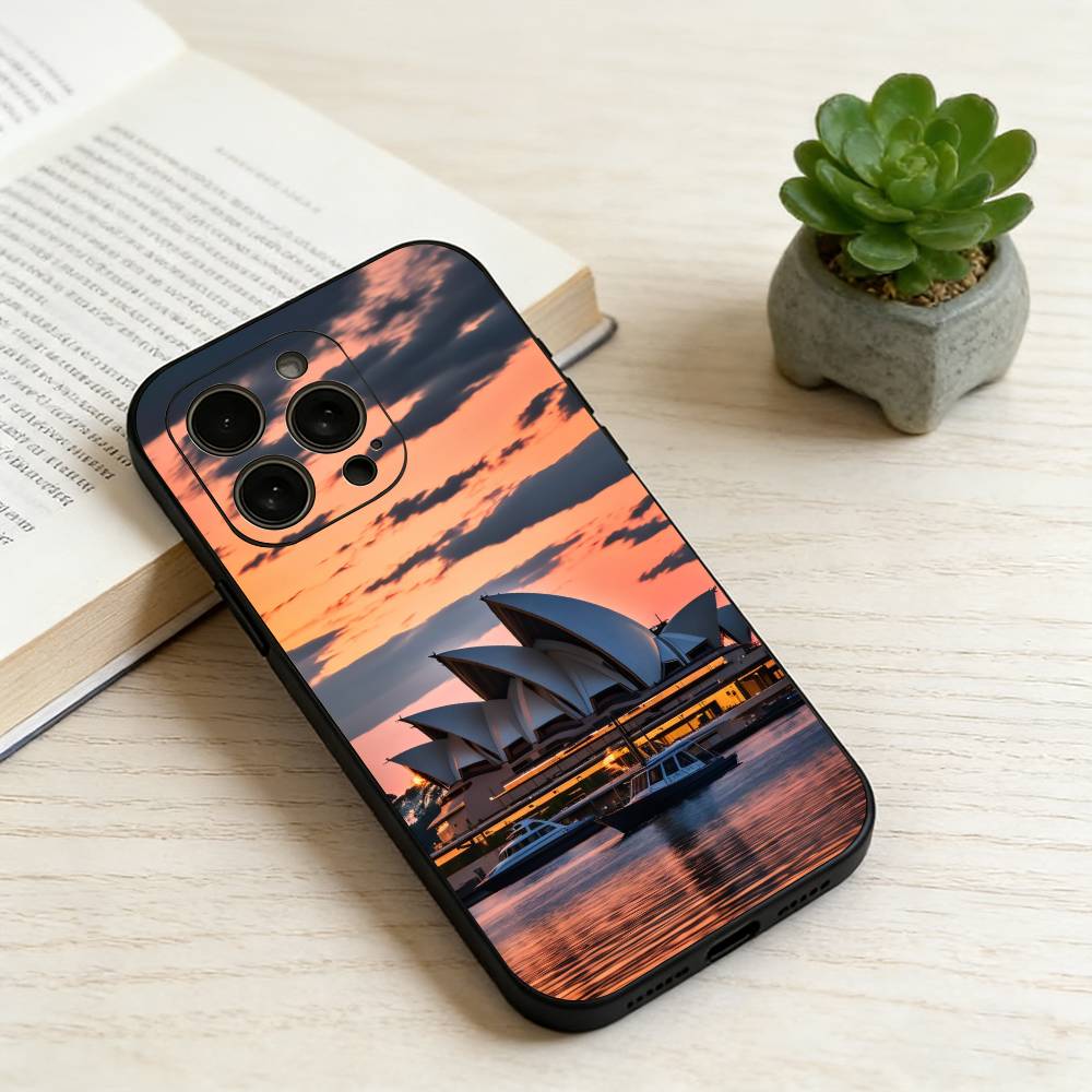 Sydney Opera House Phone Case For iPhone 17,16,15,14,13,12,11 Plus,Pro Max,XS,Soft Silicone Black Cover iPhoneXSMAX
Sydney Opera House Phone Case For iPhone 17,16,15,14,13,12,11 Plus,Pro Max,XS,Soft Silicone Black Cover iPhoneXSMAX