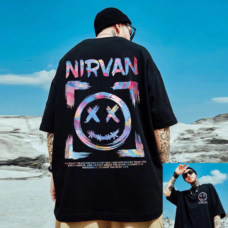Printed short sleeved T-shirt for men and women, trendy brand hip-hop short T-shirt, fashionable and casual 5XL різнокольоровий
Printed short sleeved T-shirt for men and women, trendy brand hip-hop short T-shirt, fashionable and casual 5XL різнокольоровий
