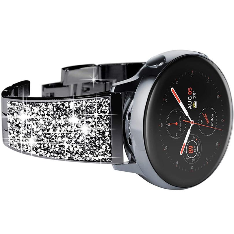 22mm Stainless Steel Strap Sparkle Bling Glitter Band for Samsung Galaxy Watch3 45mm/Gear S3 Frontier/Suunto 9 Peak Black
22mm Stainless Steel Strap Sparkle Bling Glitter Band for Samsung Galaxy Watch3 45mm/Gear S3 Frontier/Suunto 9 Peak Black
