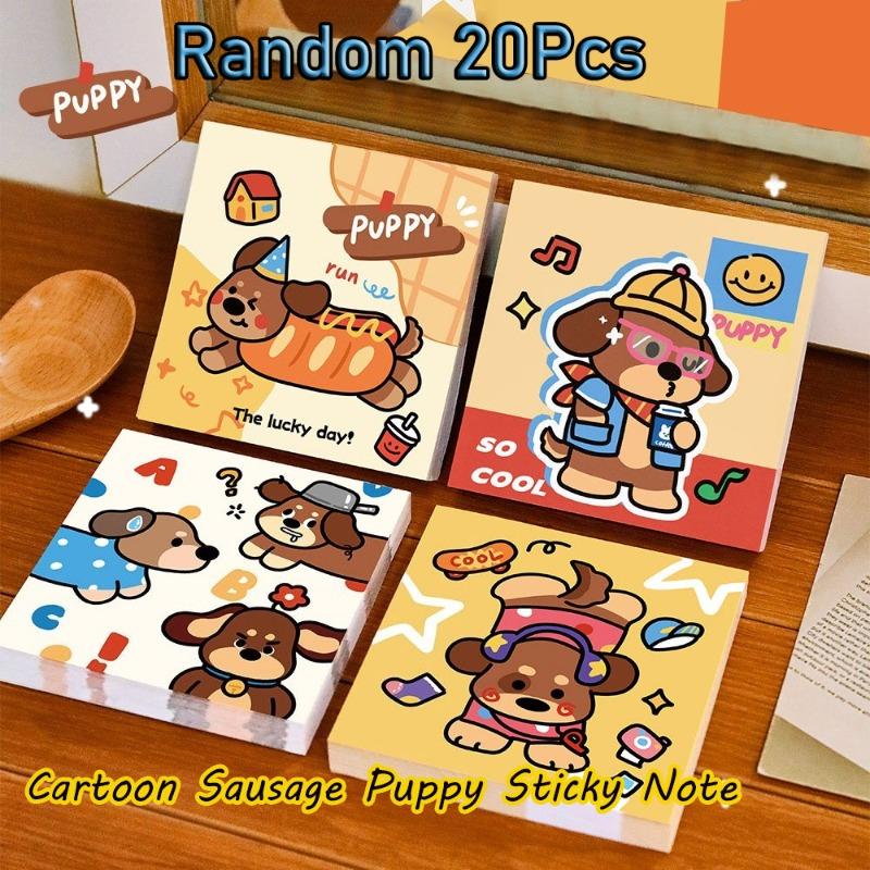 20Pcs Cartoon Dachshund Puppy Sticky Notes Students Can Tear Message Memo Notes Cartoon High-Looking Stationery Student Gift Random style 20Pcs
20Pcs Cartoon Dachshund Puppy Sticky Notes Students Can Tear Message Memo Notes Cartoon High-Looking Stationery Student Gift Random style 20Pcs