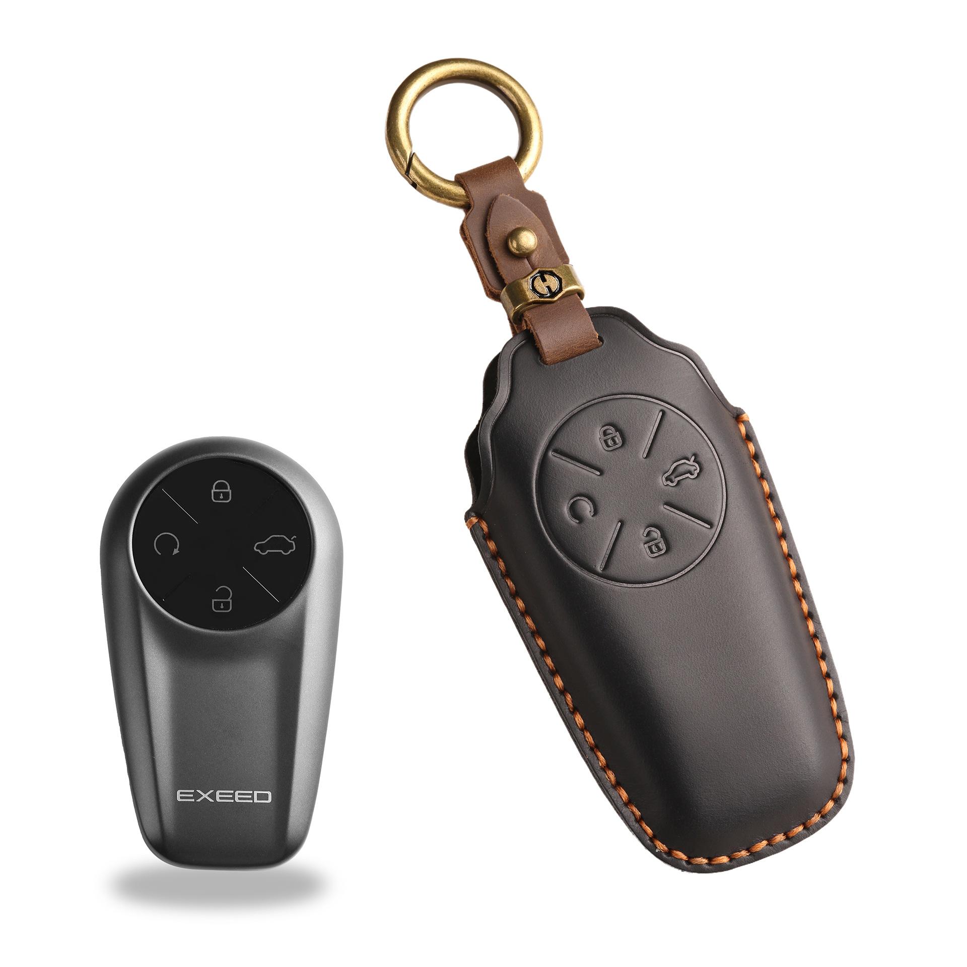 The first layer of cowhide key cover is suitable for Chery Star Era ET key bag, genuine leather, handmade keychain, leather goods. чёрный
The first layer of cowhide key cover is suitable for Chery Star Era ET key bag, genuine leather, handmade keychain, leather goods. чёрный