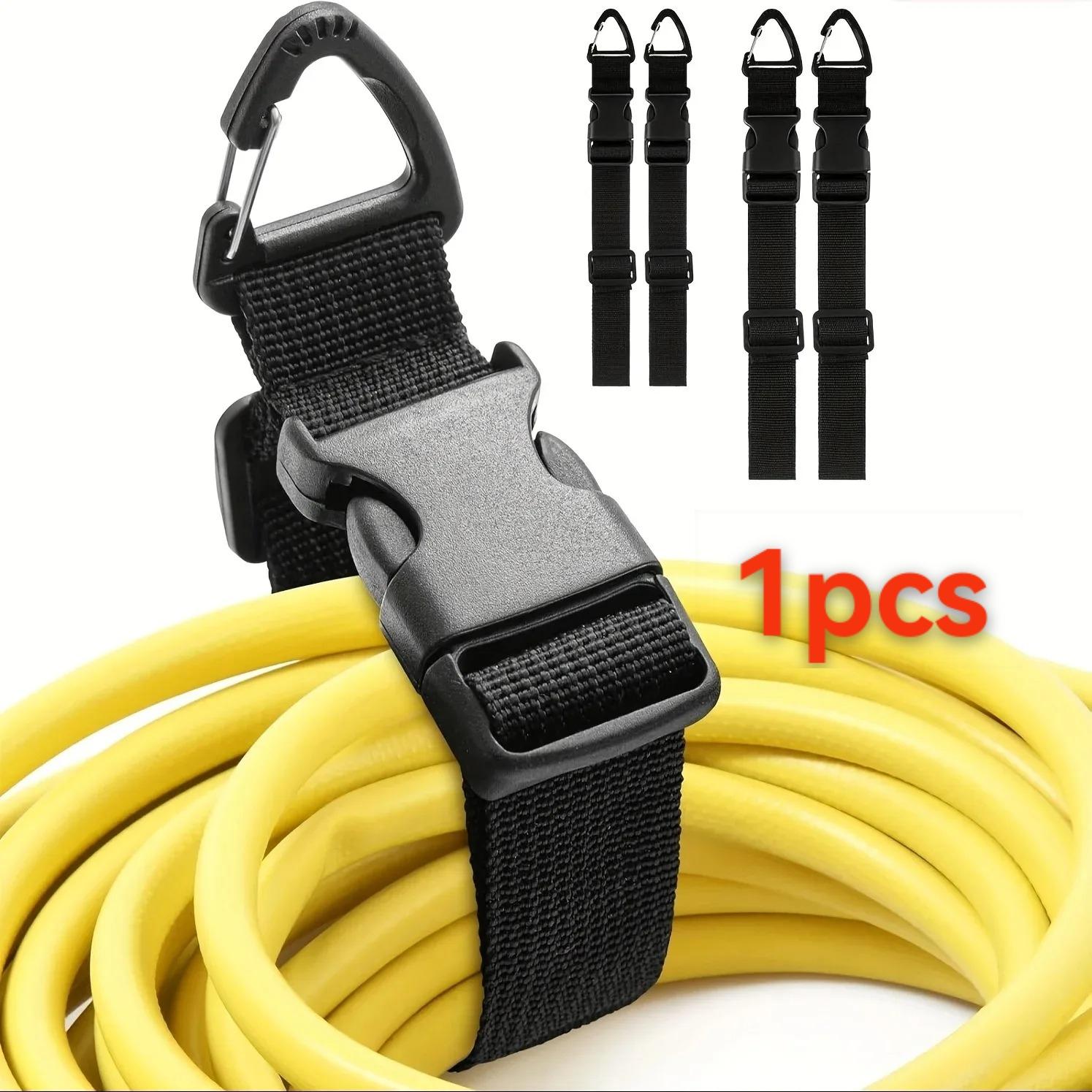 45cm Black Adjustable Extension Cord Organizer with 3-Axis Buckle - Heavy-Duty Storage Strap for Workshop Garage Organization
45cm Black Adjustable Extension Cord Organizer with 3-Axis Buckle - Heavy-Duty Storage Strap for Workshop Garage Organization