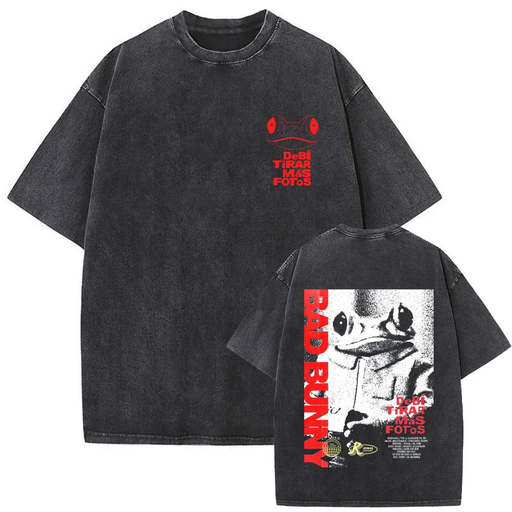 Rapper Bad Bunny Debi Tirar Mas Fotos DTMF Vintage Washed Tshirt Mens Women Clothing Hip Hop Fashion Trend T Shirt Streetwear S
Rapper Bad Bunny Debi Tirar Mas Fotos DTMF Vintage Washed Tshirt Mens Women Clothing Hip Hop Fashion Trend T Shirt Streetwear S