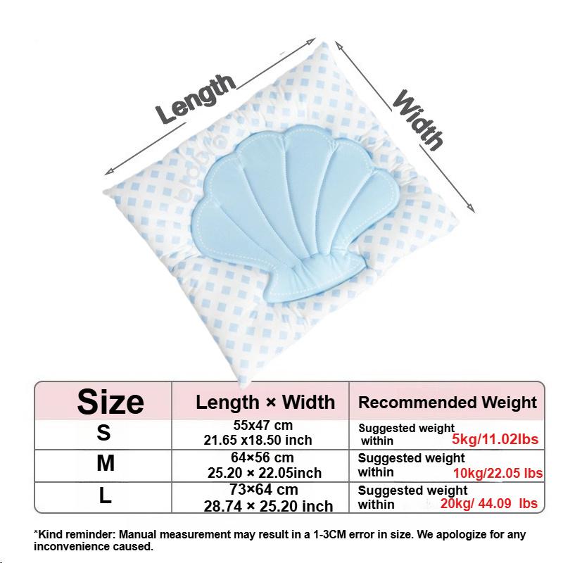 Upgraded Pet Cooling Mat Summer Seashell Dog Bed, Non-Slip Dog Cat Cushion Pad with Breathable Fabric,Suitable for All Seasons 55x47cm синий
Upgraded Pet Cooling Mat Summer Seashell Dog Bed, Non-Slip Dog Cat Cushion Pad with Breathable Fabric,Suitable for All Seasons 55x47cm синий