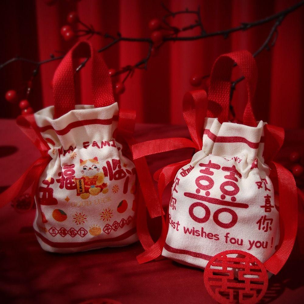 Ribbon Bow Small Flower Wrist Bag Letter Festive Sugar Bag Canvas Bow Drawstring Bag Festival C
Ribbon Bow Small Flower Wrist Bag Letter Festive Sugar Bag Canvas Bow Drawstring Bag Festival C
