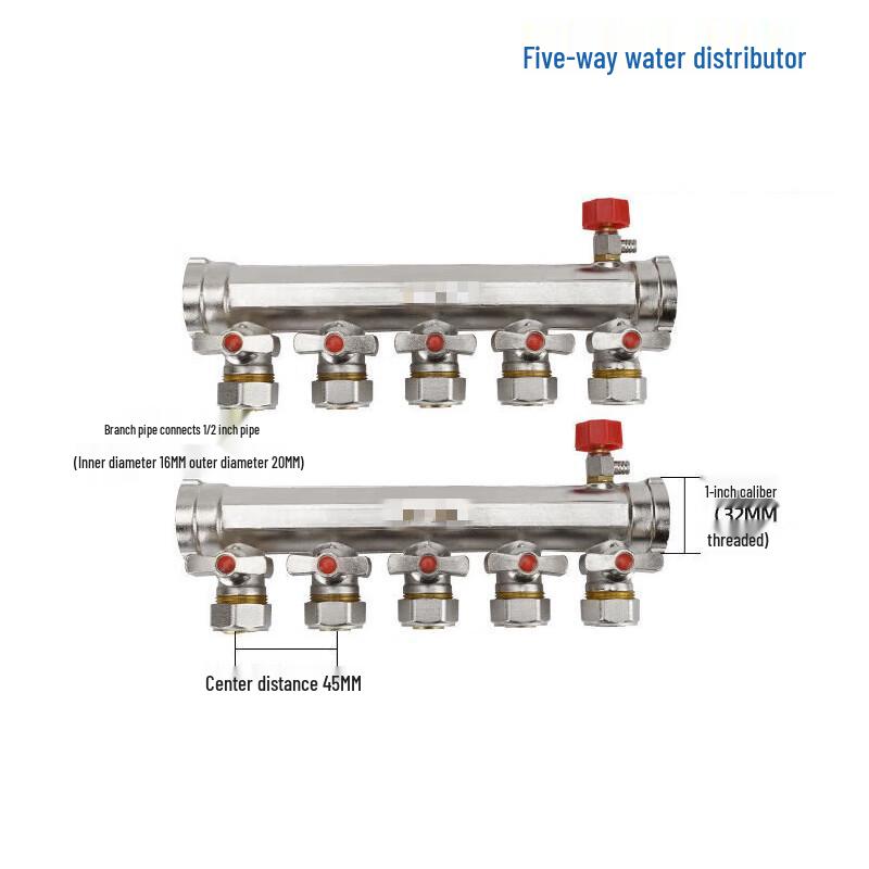 Интегрированный латунный коллектор для напольного отопления Yipan One Unit
Интегрированный латунный коллектор для напольного отопления Yipan One Unit