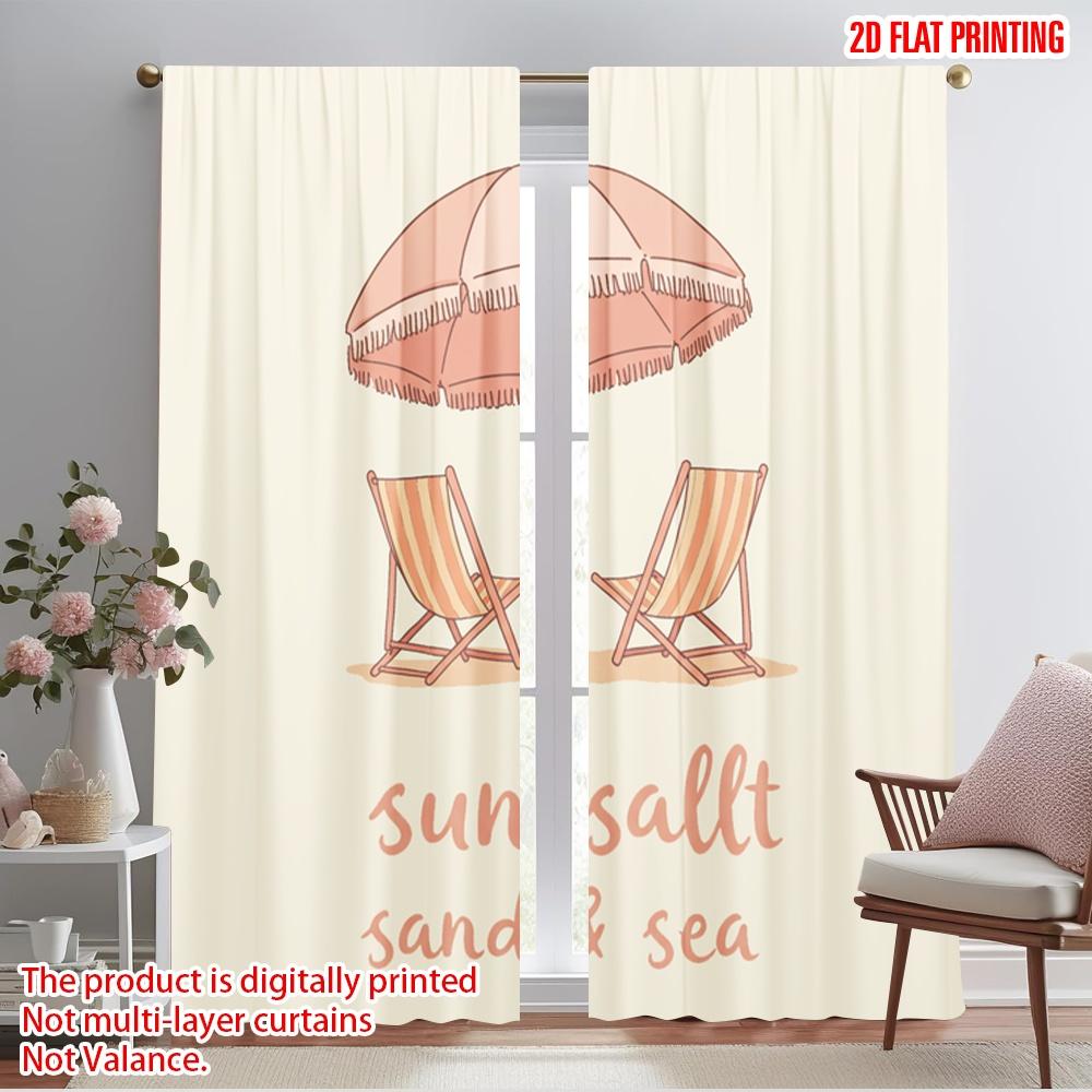 2 шт. 2D плоская печать Праздничная занавеска Пляжные стулья зонтик солнце песок море Полиэстер Без электричества Семейная вечеринка Идеально для 52.50×116.00 CM 2pcs
2 шт. 2D плоская печать Праздничная занавеска Пляжные стулья зонтик солнце песок море Полиэстер Без электричества Семейная вечеринка Идеально для 52.50×116.00 CM 2pcs