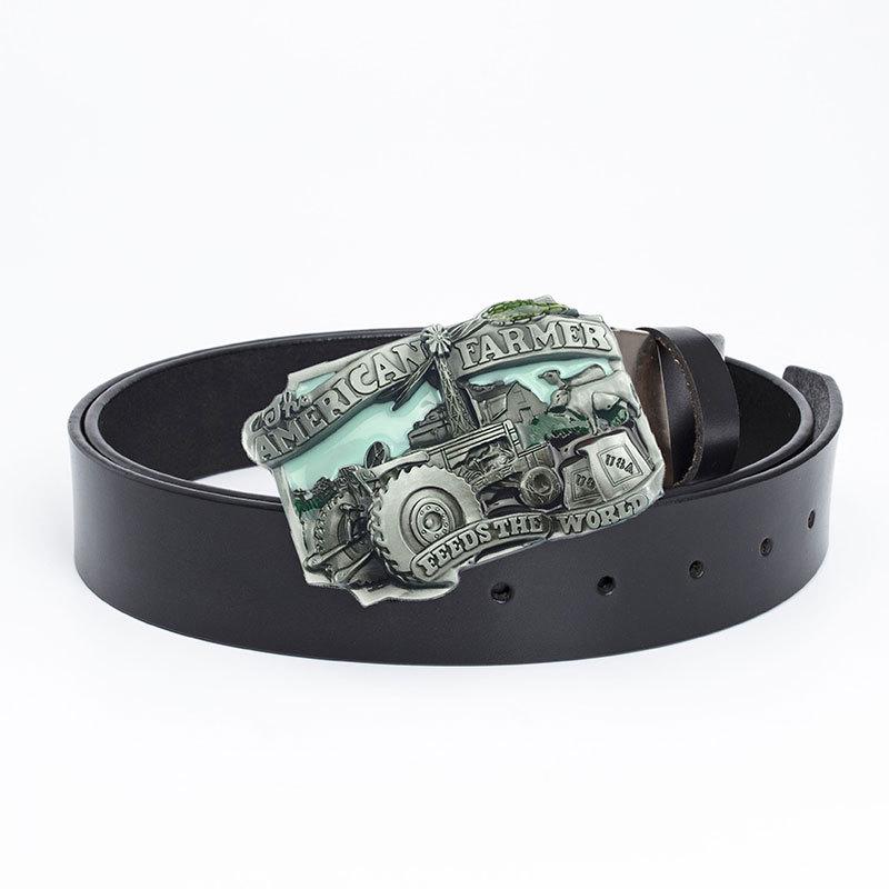 American Farm Tractor Leather Belt Buckle - Original Glazed Finish 130 cm
American Farm Tractor Leather Belt Buckle - Original Glazed Finish 130 cm